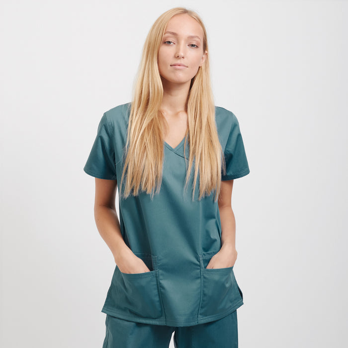 Designer scrubs medical apparel for women