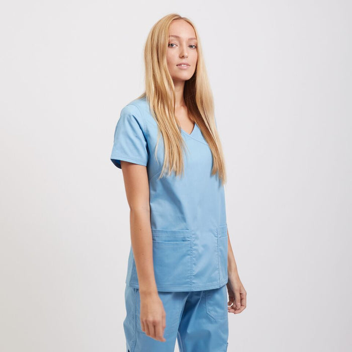 Ethical Women's Scrubs Ciel/Alaskan Blue