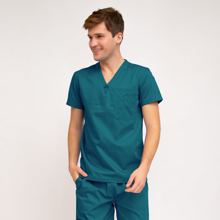 Men's Classic Fit Medical Top Deep Lake