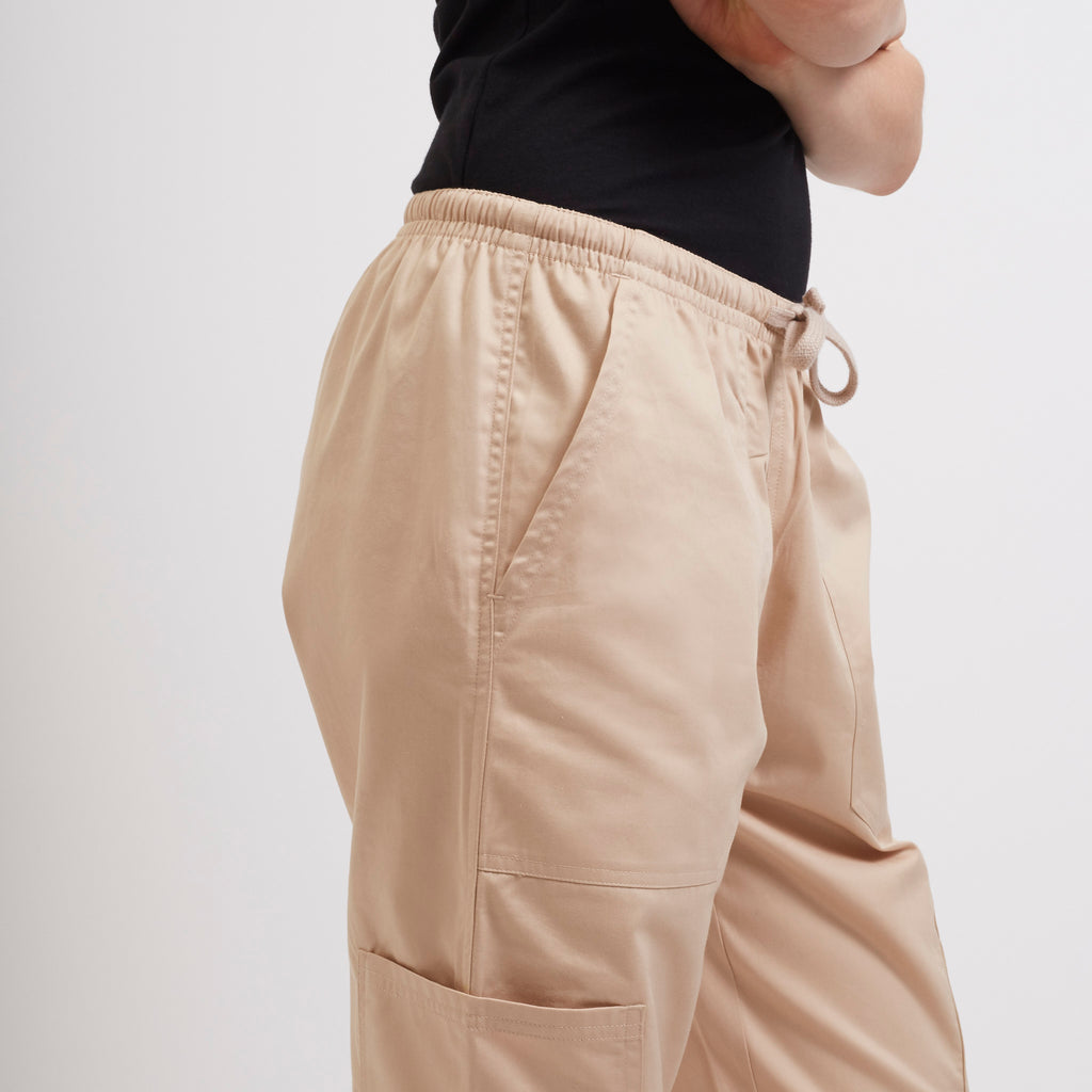 Classic Fit Women's Scrub Khaki Pants