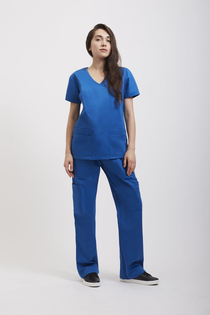 Designer Medical Scrub Blue Set